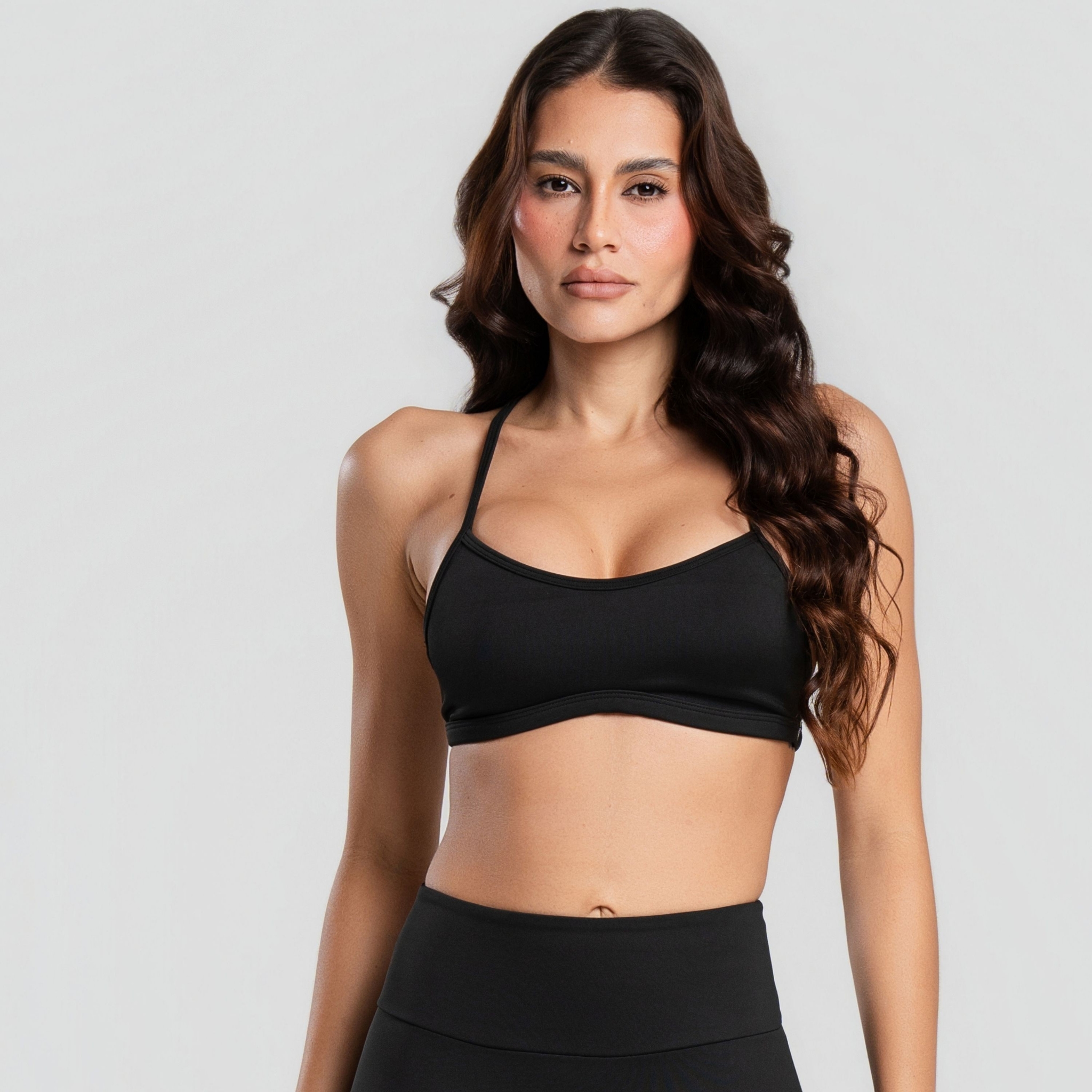 Top Fitness Feminino - Preto P Top Fitness Feminino - Preto P