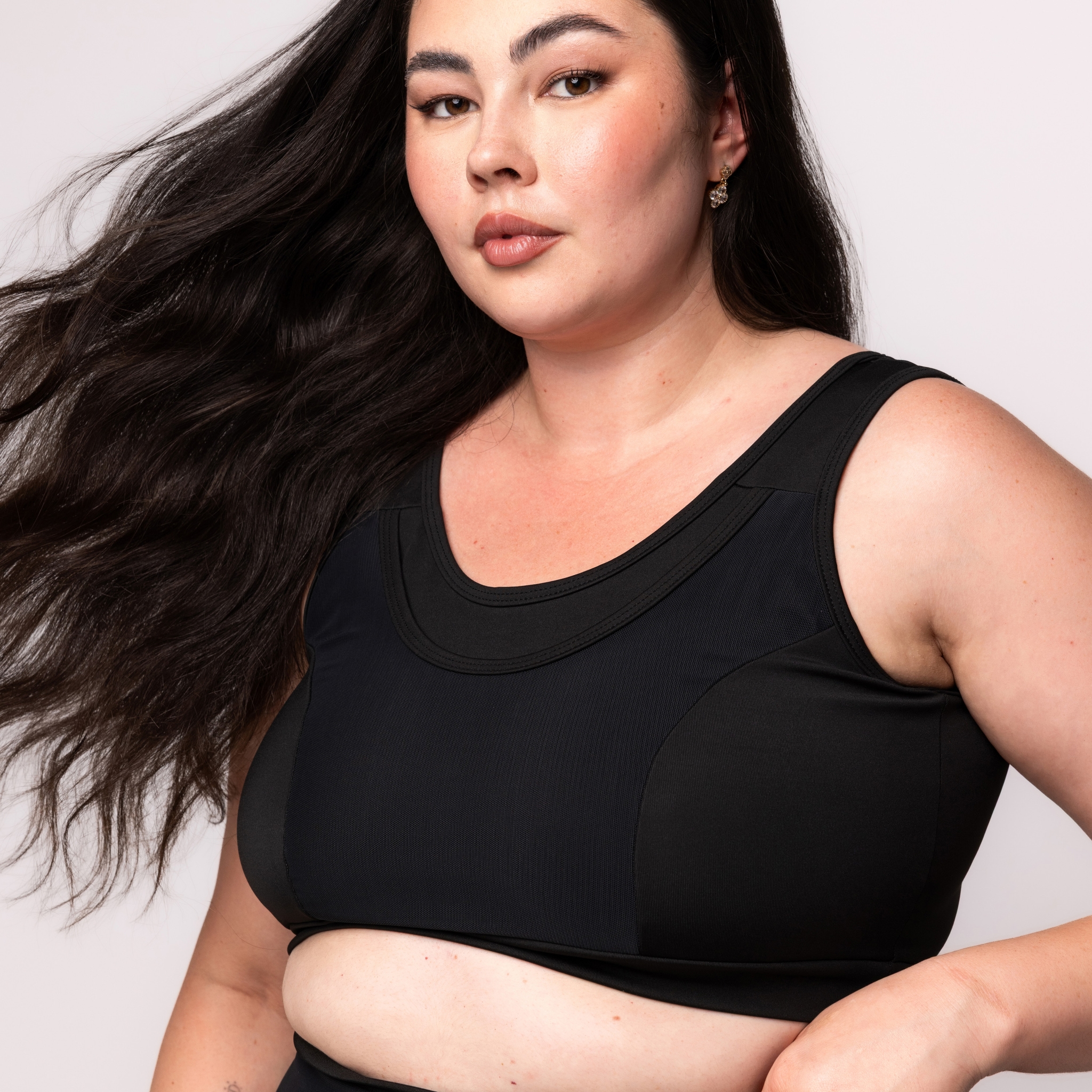 Top Feminino Fitness Plus size