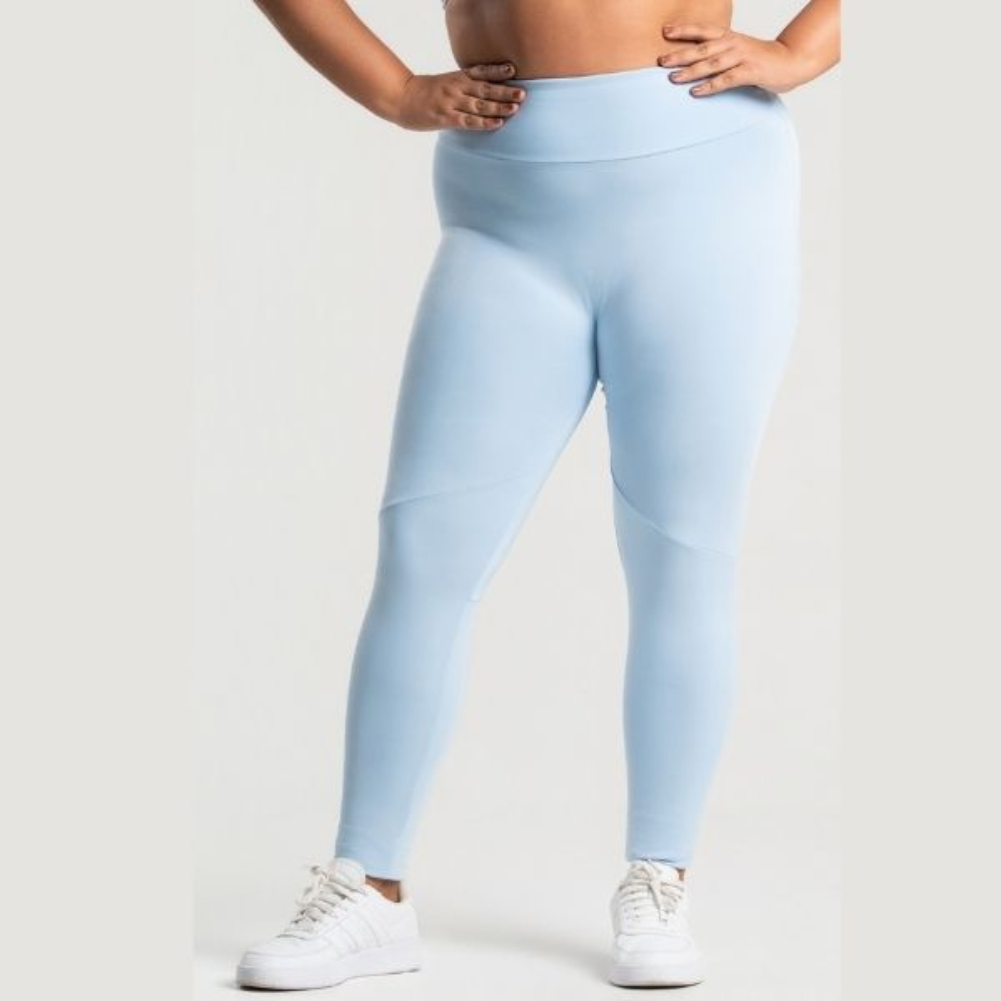 Calça Legging Fitness Plus - Azul Bebê 46 Calça Legging Fitness Plus - Azul Bebê 46