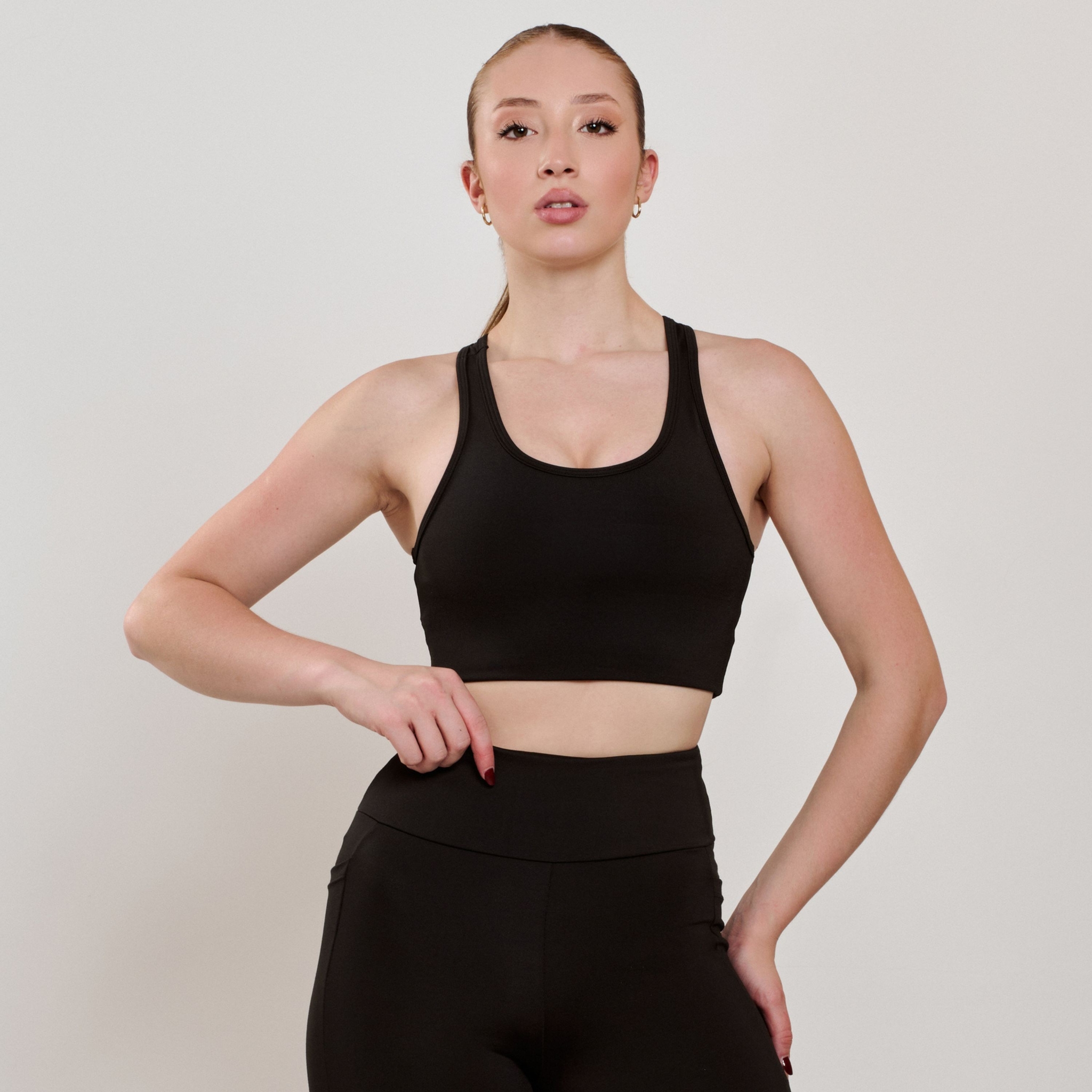 Top c/bojo Nadador Basic Preto