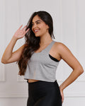 Cropped Regata Corte a Fio Feminina Fitness
