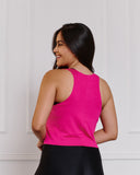 Cropped Regata Corte a Fio Feminina Fitness