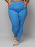Calça Legging com Bolso Plus Size