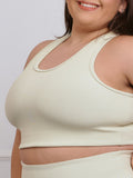Top Canelado Fitness Plus Size