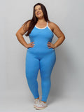 Macacão Fitness Com Bolso Plus Size