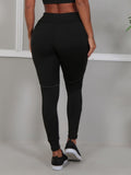 Calça Legging Detalhe em Cirrê