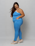 Macacão Fitness Com Bolso Plus Size