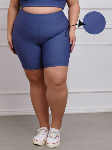 Bermuda Canelada Fitness Plus Size