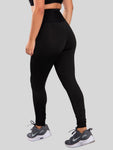 Calça Legging Detalhe em Tule