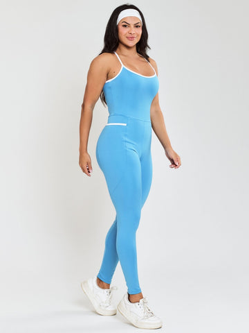 Macacão Fitness Com Bolso