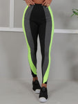 Calça Legging Fitness Detalhe Neon