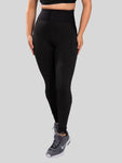 Calça Legging Detalhe em Tule
