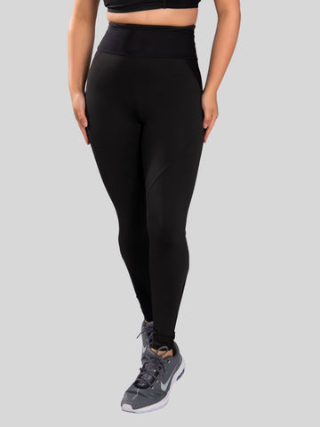 Calça Legging Detalhe em Tule
