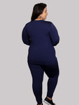 Conjunto Plus Size Térmica Flanelada Inverno