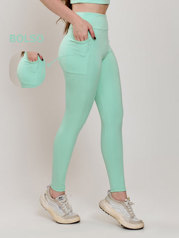 Calça Legging com Bolso