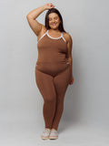 Macacão Fitness Com Bolso Plus Size