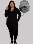 Conjunto Plus Size Térmica Flanelada Inverno
