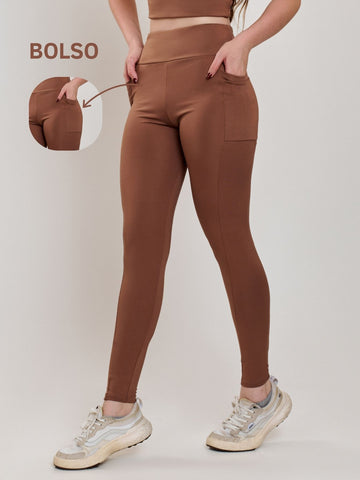 Calça Legging com Bolso