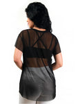 Kit 1 Conjunto Fitness + Blusa de Tule