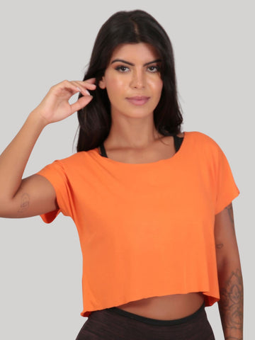 Cropped Corte a Fio Feminina Fitness