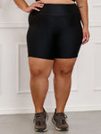 Bermuda Fitness Canelada C/Liso Plus Size
