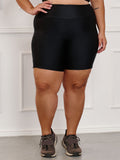 Bermuda Fitness Canelada C/Liso Plus Size
