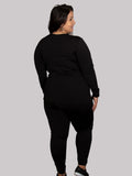 Conjunto Plus Size Térmica Flanelada Inverno