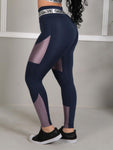Calça Legging Detalhe Em Elástico