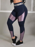 Calça Legging Detalhe Em Elástico