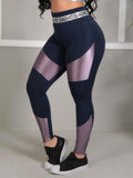 Calça Legging Detalhe Em Elástico