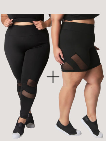Combo 1x Bermuda 1x Calça Plus Size
