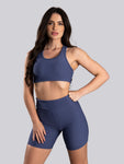 Conjunto Canelado (Bermuda + Top S/Bojo)