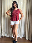 Baby Doll Estampado Feminino