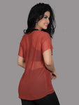 Blusa de tule 10736