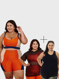 Combo 1x Conjunto 1x Blusa Plus Size1x Regata