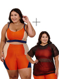 Combo 1x Conjunto 1x Blusa Plus Size