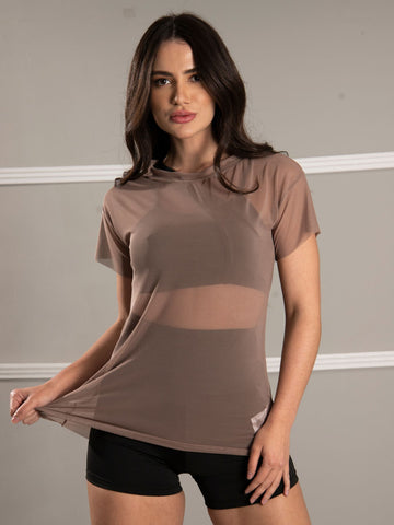 Blusa de tule 10736
