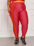 Calça Legging Brilhosa Plus Size