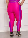 Calça Legging Brilhosa Plus Size