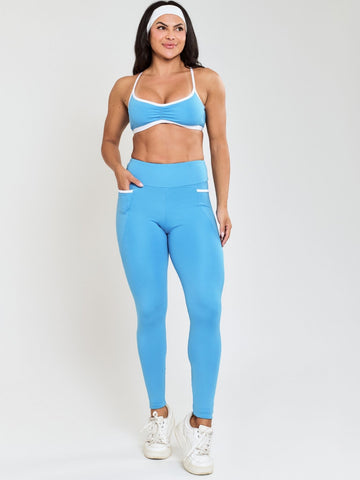 Conjunto Legging com Bolso + Top Fitness