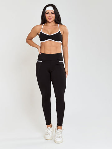 Conjunto Legging com Bolso + Top Fitness