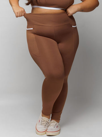 Calça Legging com Bolso Plus Size