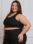 Top Canelado Fitness Plus Size