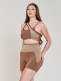 Conjunto fitness Detalhe em Tule (bermuda+top)