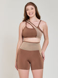 Conjunto fitness Detalhe em Tule (bermuda+top)