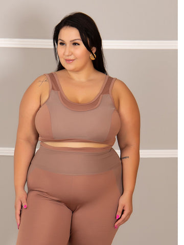 Top Feminino Fitness  Plus size