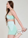 Conjunto fitness Detalhe em Tule (bermuda+top)