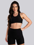 Conjunto Canelado (Bermuda + Top S/Bojo)
