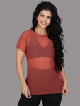 Blusa de tule 10736