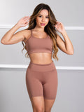 Conjunto fitness Basic (bermuda+top)